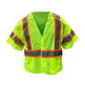 Class 3 Mesh 5PT Tearaway Vest - Orange Trim (VEST17TA)
